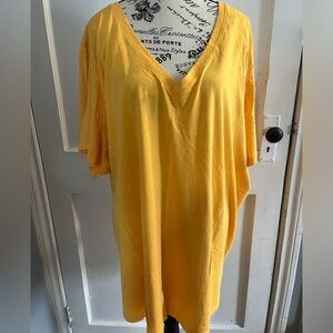 NWT Canary yellow soft boyfriend fit shirt